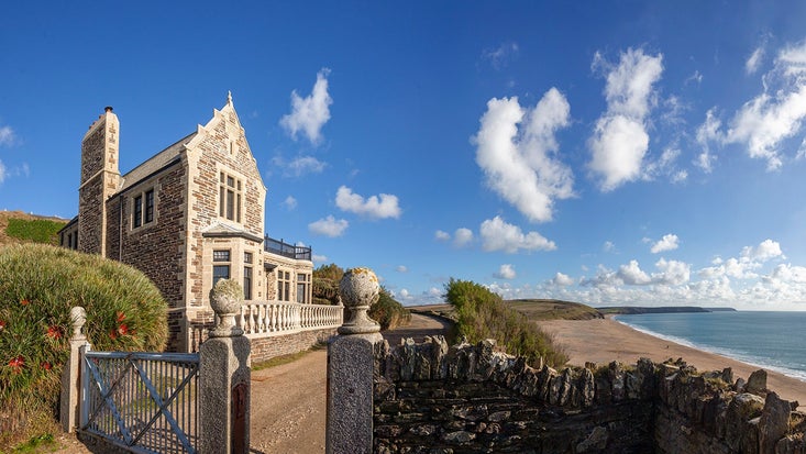 The exterior of Bar Lodge, Penrose, Helston, Cornwall